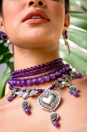 Gargantilla Promesa Violeta