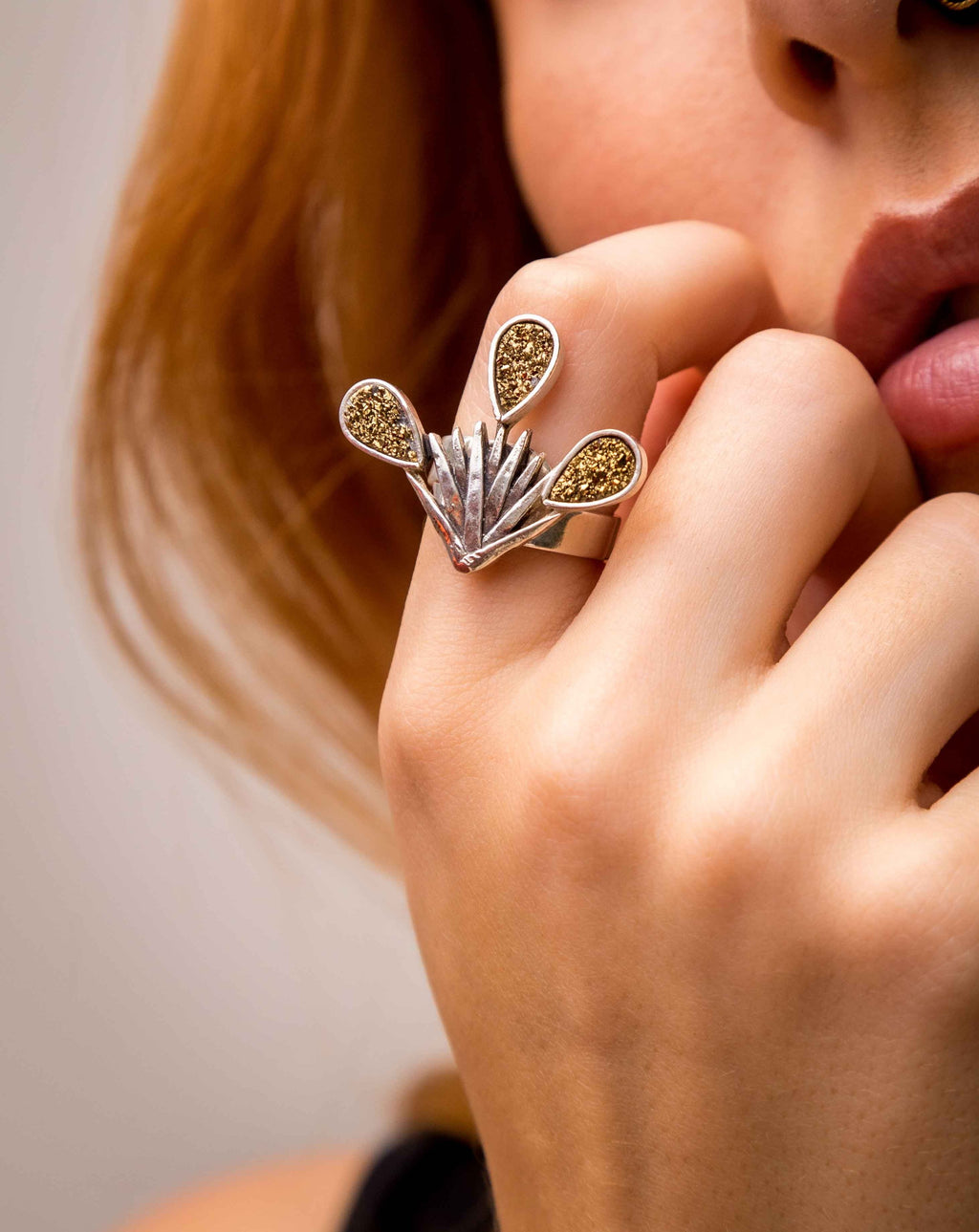 Anillo Agave Drusas Gabriela Sánchez Anillo