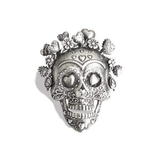 Anillo Calavera con corazones Gabriela Sánchez Anillo