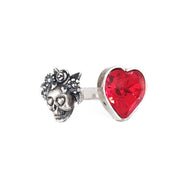 Anillo Calavera Roja Gabriela Sánchez Anillo