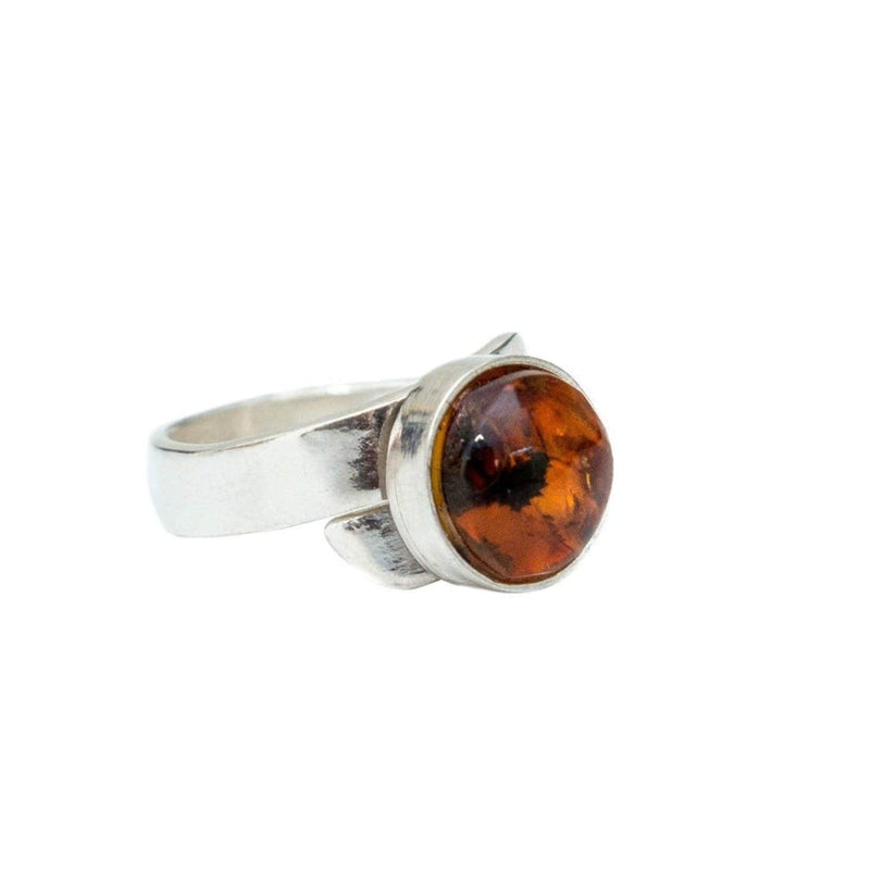 Anillo Círculo de Ámbar Mini Gabriela Sánchez Anillo