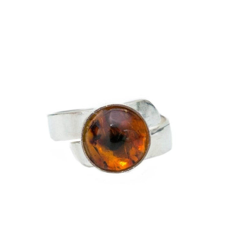 Anillo Círculo de Ámbar Mini Gabriela Sánchez Anillo