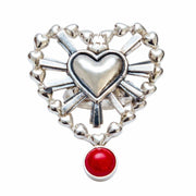 Anillo Corazones Coral Gabriela Sánchez Anillo