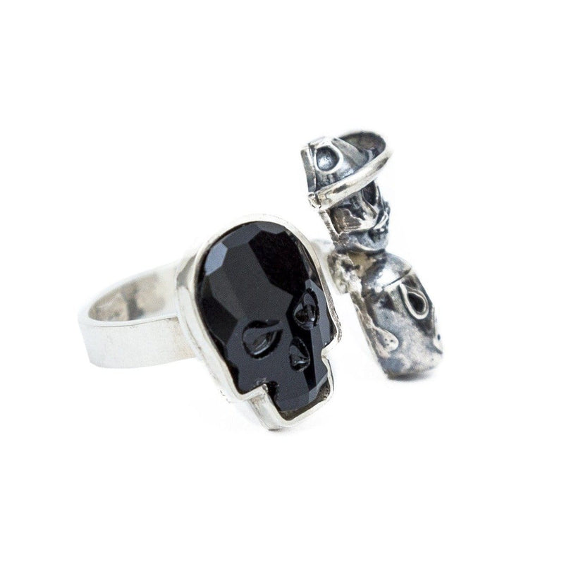 Anillo Cráneo, Calaca y luchador Gabriela Sánchez Anillo
