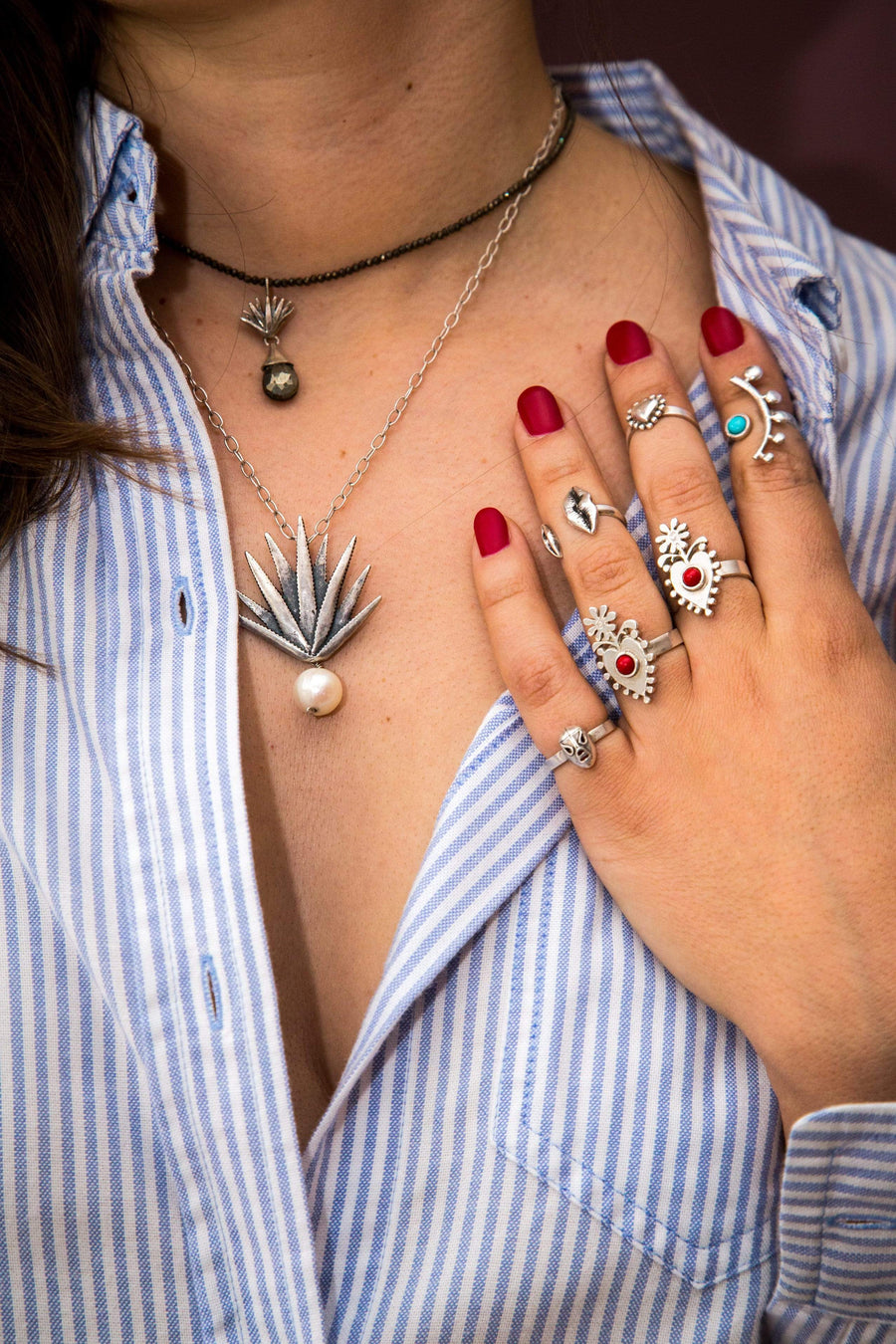 Anillo dos bocas Gabriela Sánchez Anillo