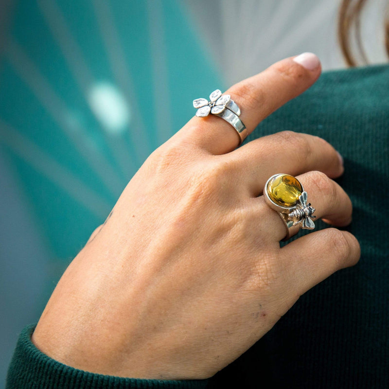 Anillo Flor Cerezo Gabriela Sánchez Anillo
