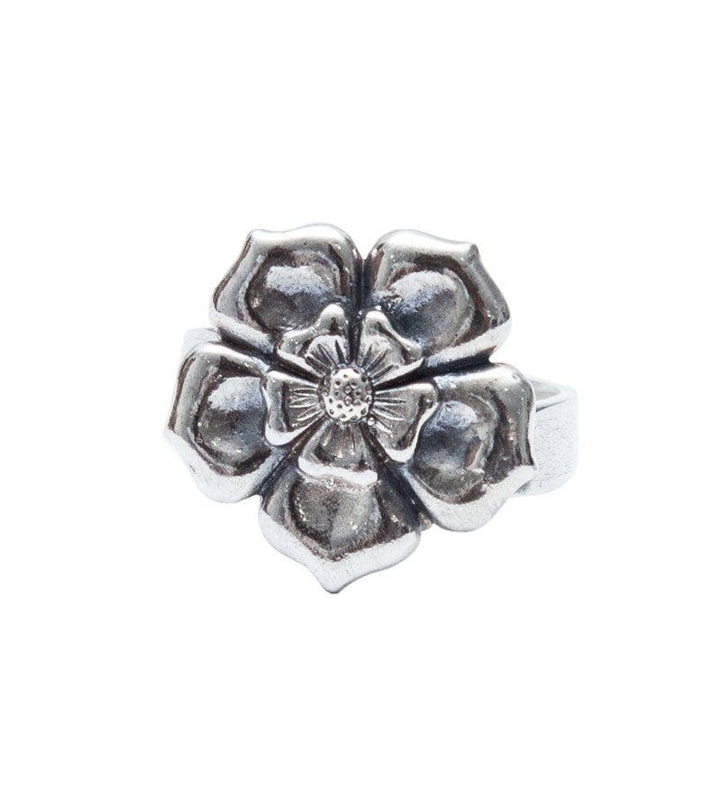 Anillo Flor Corazón Chica Gabriela Sánchez Anillo