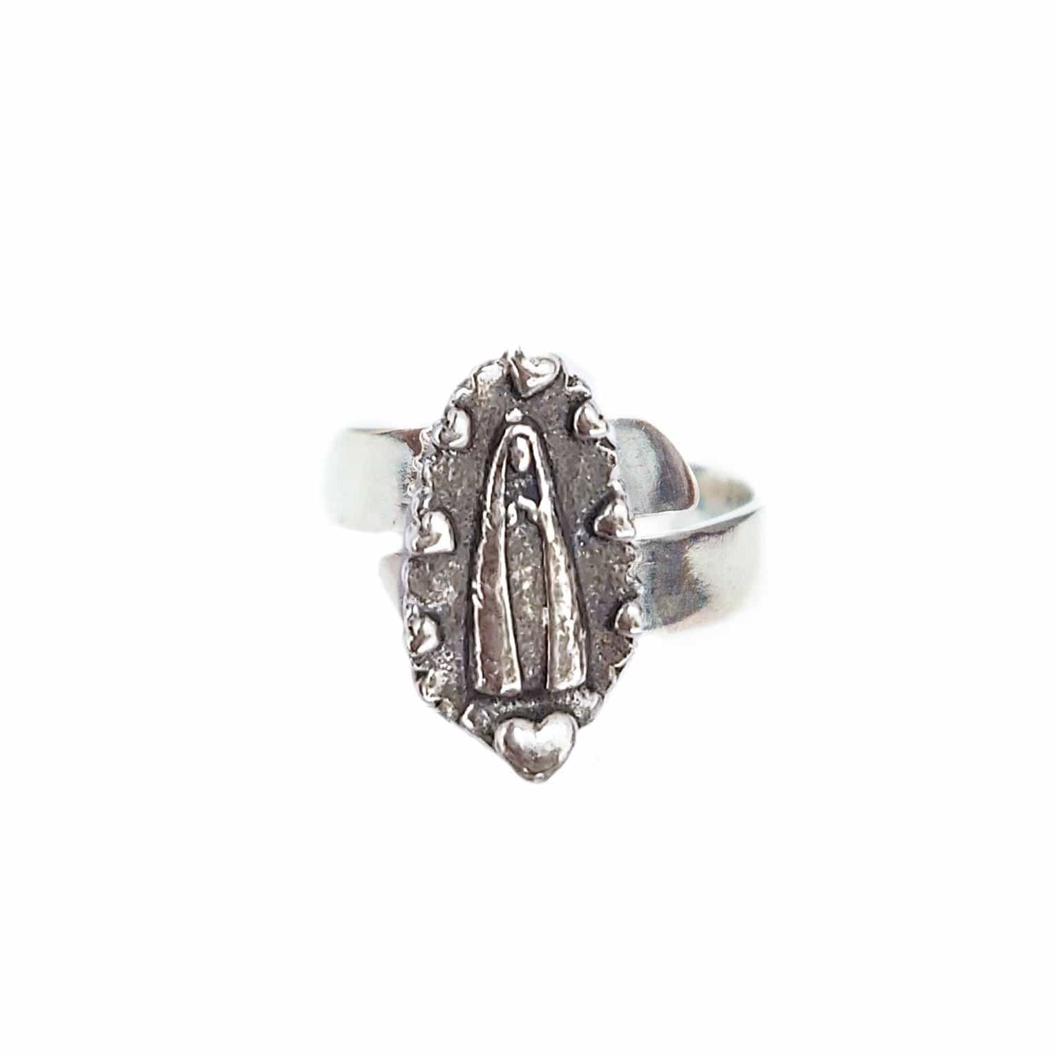 Anillo Virgen Ocho Corazones Gabriela Sánchez Anillo