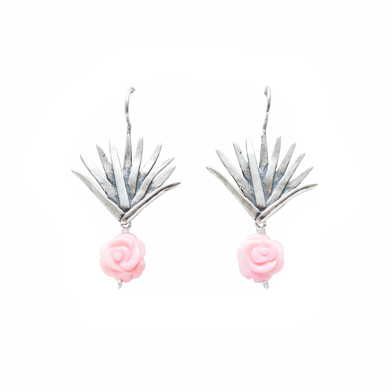 Aretes Agave y Rosa