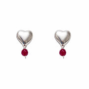 Aretes Corazón Salud Rubí Gabriela Sánchez Aretes