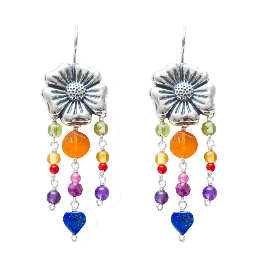 Aretes Mujer Flor