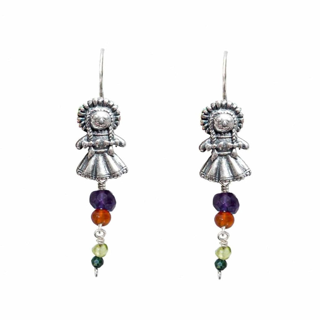 Aretes Muñeca Mini Colores Gabriela Sánchez Aretes