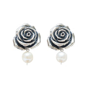 Aretes Rosa Con Gema