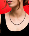 Collar de Hematita Plateada 23QM0010 Collar