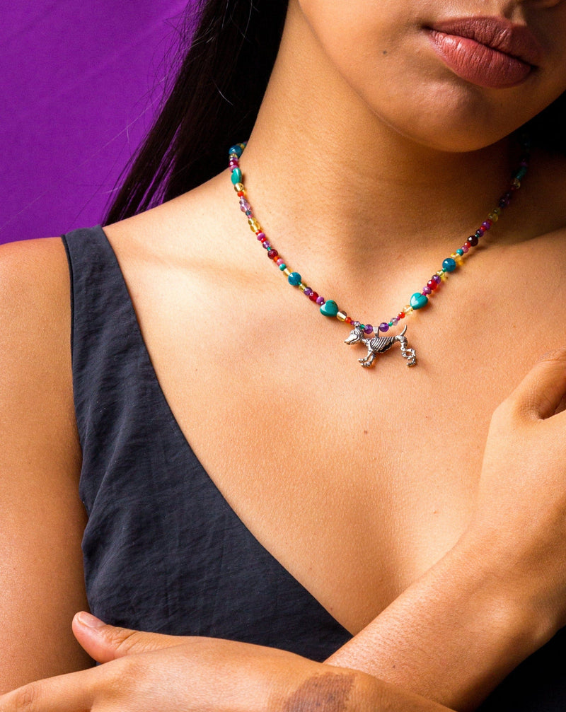 Collar Perro Calaca Confeti Gabriela Sánchez Collar
