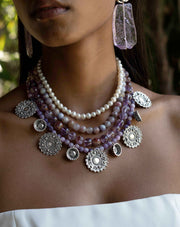 Collar Sueños de Talavera Púrpura Gabriela Sánchez Necklaces