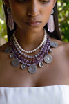 Collar Sueños de Talavera Púrpura Gabriela Sánchez Necklaces