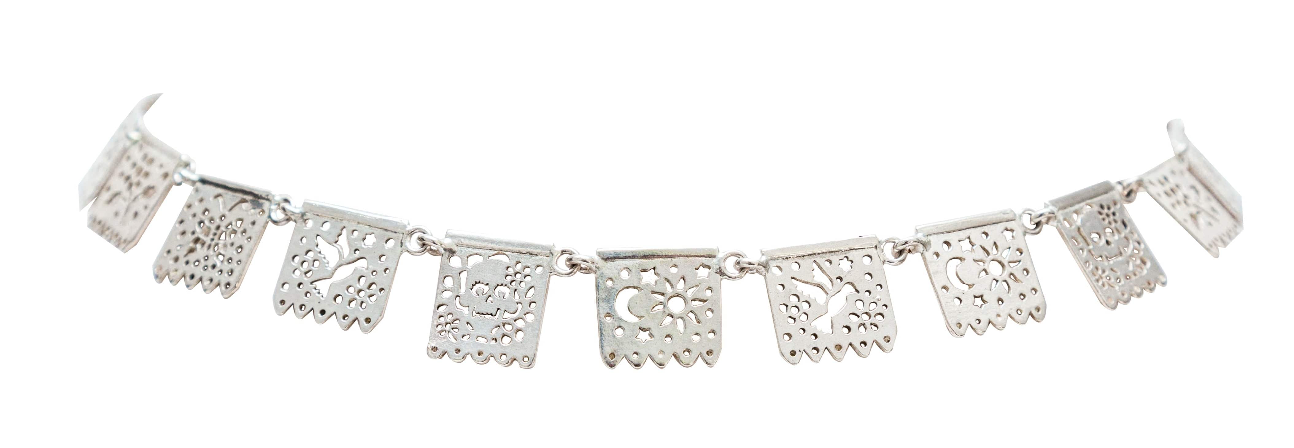 Gargantilla Papel Picado Gabriela Sánchez Collar