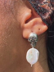 Aretes Calaverita de Perlita