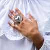 Anillo Corazón Bordado Gabriela Sánchez Anillo