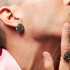 Arete Rosa Mediana AMA001 Aretes