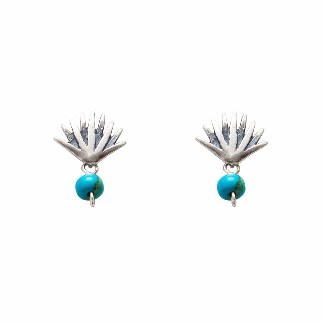 Aretes Agave Azul Celeste Gabriela Sánchez Aretes