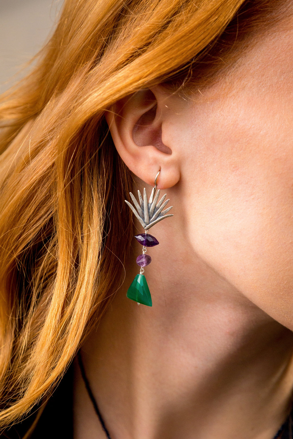 Aretes Agave Tecnicolor Gabriela Sánchez Aretes