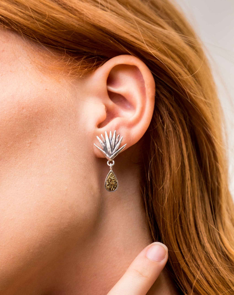 Aretes Agave y Drusa Gabriela Sánchez Aretes