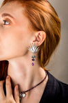Aretes Agaves Amatista Gabriela Sánchez Aretes