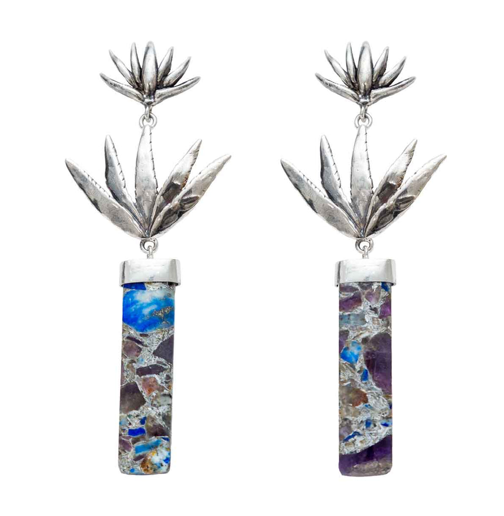 Aretes Agaves Mosaico Gabriela Sánchez Aretes