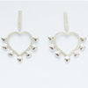 Aretes Corazón y Corazones Gabriela Sánchez Aretes