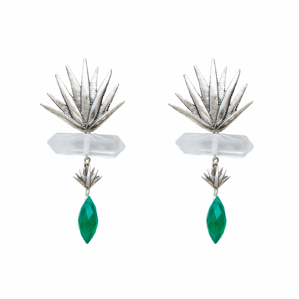 Aretes el Nacer del Agave Gabriela Sánchez Aretes
