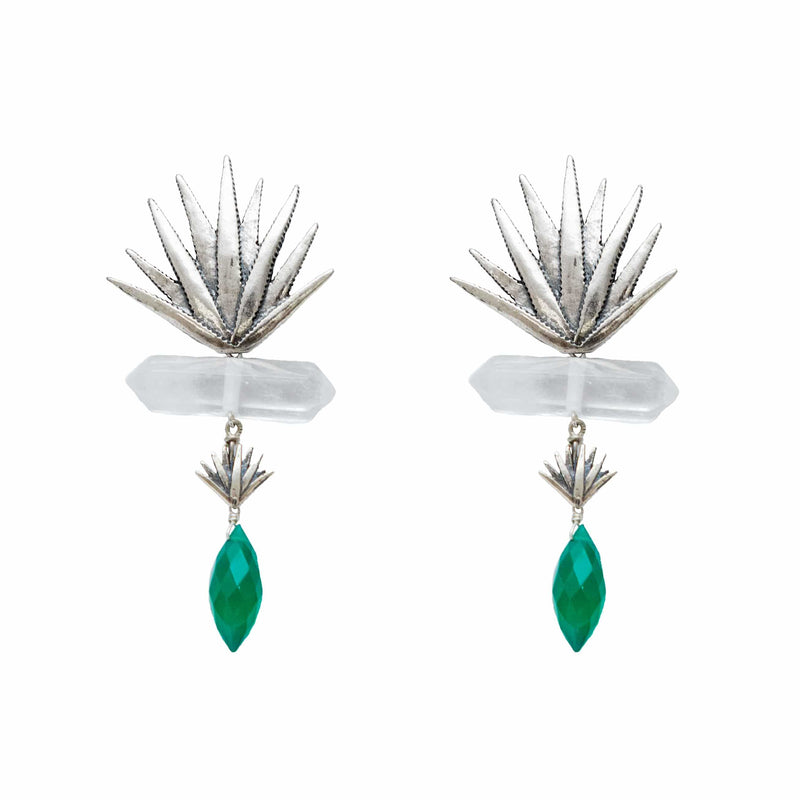 Aretes el Nacer del Agave Gabriela Sánchez Aretes