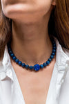 Choker "Una Rosa Pintada de Azul" 23QM004 Collar