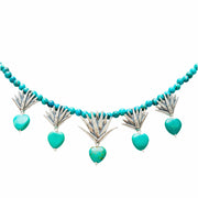 Collar Corazón Turquesa Gabriela Sánchez Collar