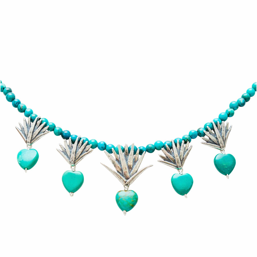 Collar Corazón Turquesa Gabriela Sánchez Collar