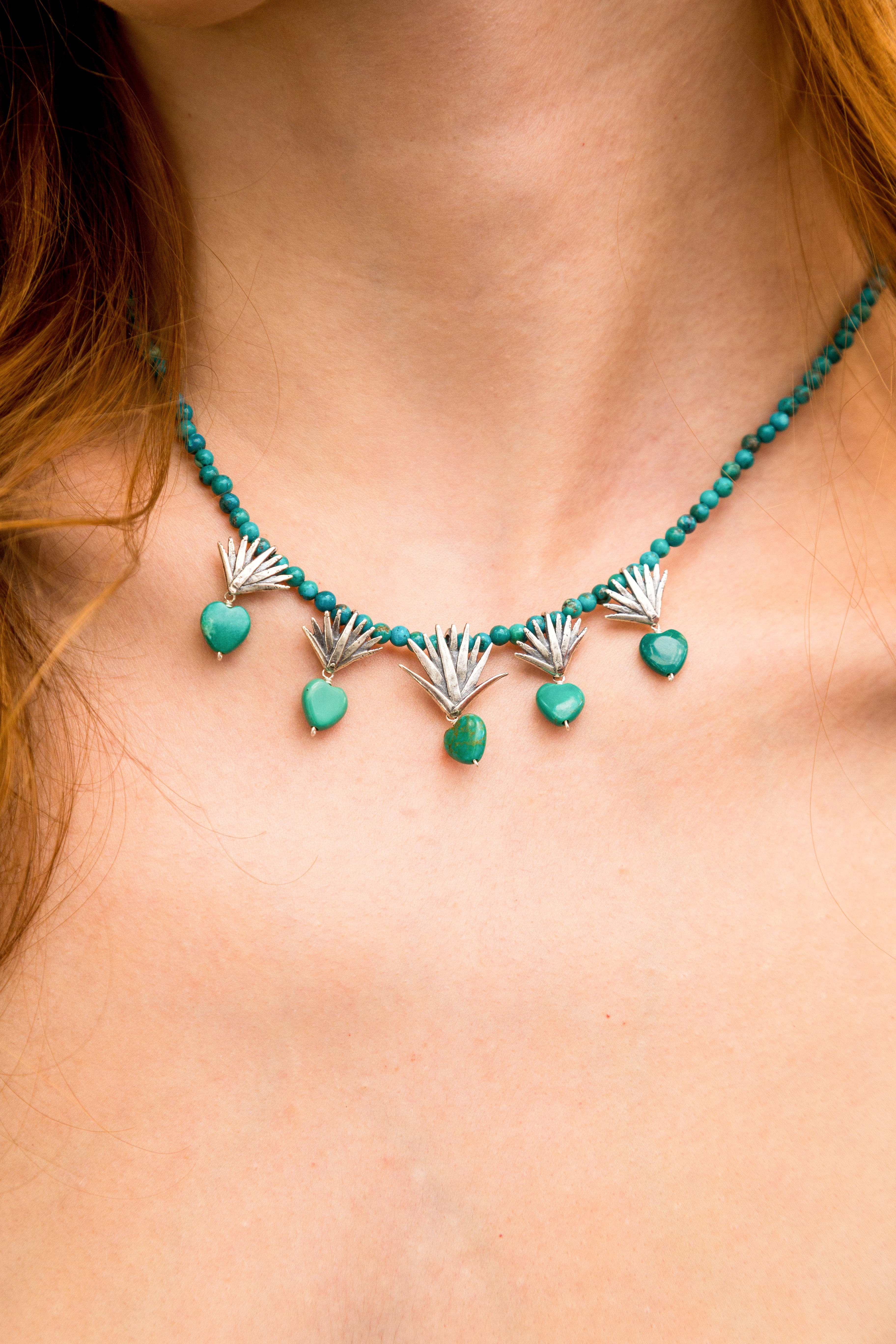 Collar Corazón Turquesa Gabriela Sánchez Collar