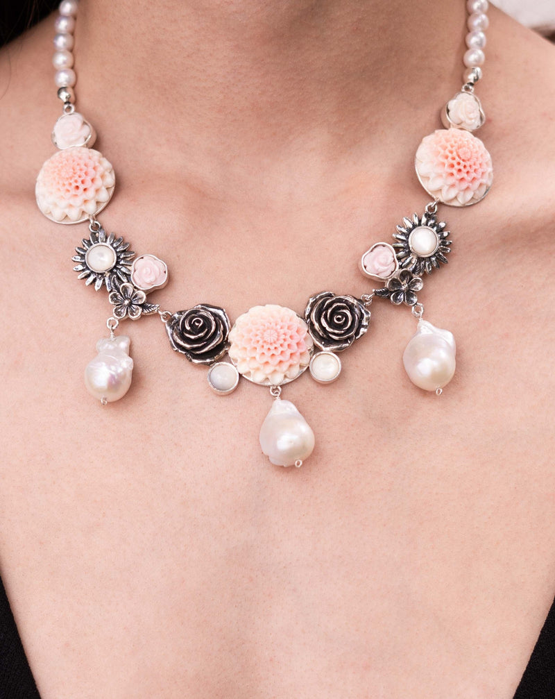 Collar Jardín de Flores Gabriela Sánchez Collar