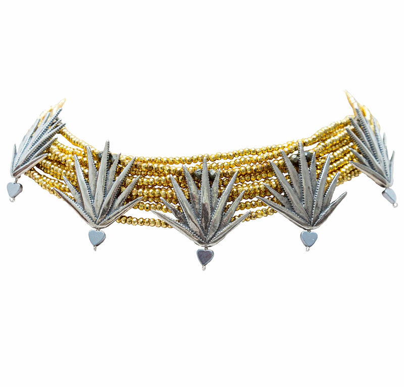 Collar Sueño Dorado de Agaves 22NAV009 Collar