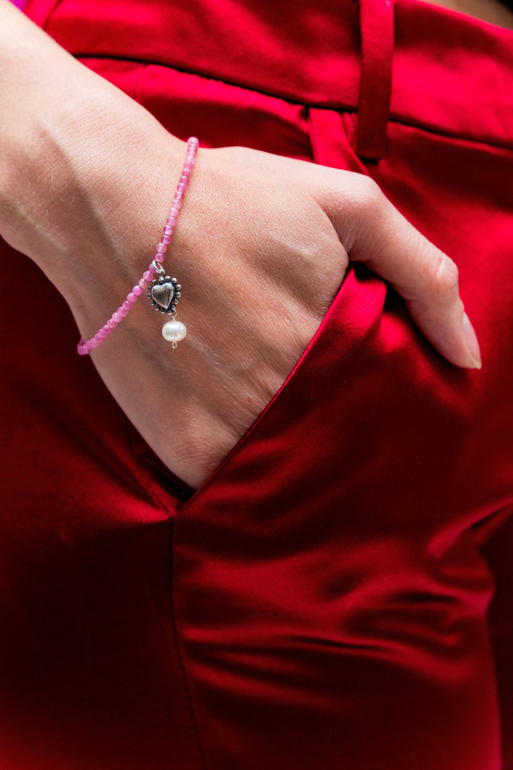 Pulsera Turmalina corazón Gabriela Sánchez Pulsera